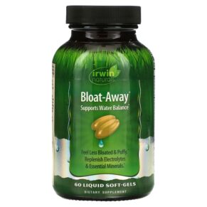 Thực phẩm chức năng Irwin Naturals Bloat-Away 60 Liquid Soft-Gels 710363573041