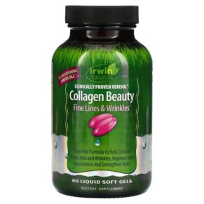 Thực phẩm chức năng Irwin Naturals Clinically Proven Verisol Collagen Beauty 80 Liquid Soft-Gels 710363592127