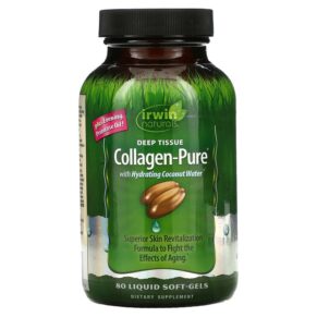Thực phẩm chức năng Irwin Naturals Deep Tissue Collagen-Pure 80 Liquid Soft-Gels 710363579869