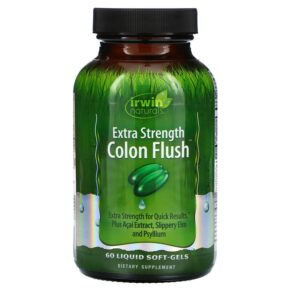 Thực phẩm chức năng Irwin Naturals Extra Strength Colon Flush 60 Liquid Soft-Gels 710363586355