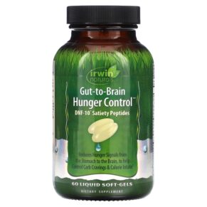 Thực phẩm chức năng Irwin Naturals Gut-To-Brain Hunger Control 60 Liquid Soft-Gels 840081406038