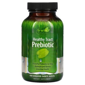 Thực phẩm chức năng Irwin Naturals Healthy Tract Prebiotic 60 Liquid Soft-Gels 710363586362