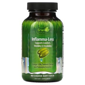 Thực phẩm chức năng Irwin Naturals Inflamma-Less 80 Liquid Soft-Gels 710363568191