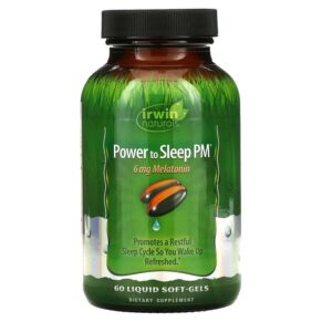 Thực phẩm chức năng Irwin Naturals Power to Sleep PM 60 Liquid Soft-Gels 710363585365