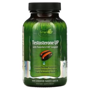 Thực phẩm chức năng Irwin Naturals Testosterone UP 60 Liquid Soft-Gels 710363581046