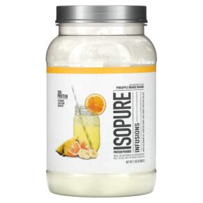 Thực phẩm chức năng Isopure Infusions Protein Powder Pineapple Orange Banana 1.98 lb (900 g) 089094025649