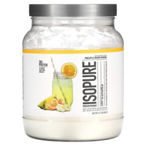 Thực phẩm chức năng Isopure Infusions Protein Powder Pineapple Orange Banana 14.1 oz (400 g) 089094025076
