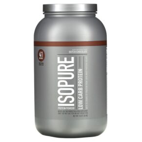 Thực phẩm chức năng Isopure Low Carb Protein Powder Dutch Chocolate 3 lb (1.36 kg) 089094021177