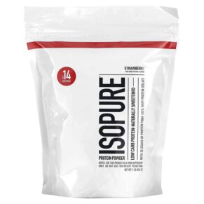 Thực phẩm chức năng Isopure Low Carb Protein Powder Strawberry 1 lb (454 g) 089094025274