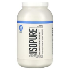 Thực phẩm chức năng Isopure Low Carb Protein Powder Vanilla 3 lb (1.36 kg) 089094022372
