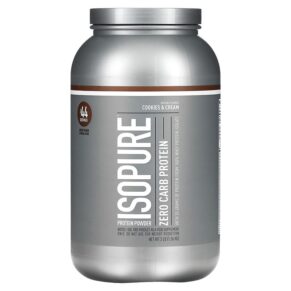 Thực phẩm chức năng Isopure Zero Carb Protein Powder Cookies & Cream 3 lb (1.36 kg) 089094021979