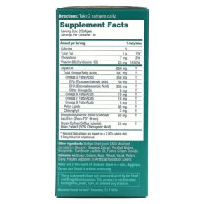iWi Brain Omega-3 + PS and Green Coffee Bean 60 Softgels 3 Thực phẩm bổ sung iWi Brain Omega-3 + PS and Green Coffee Bean 60 Softgels 818353020411