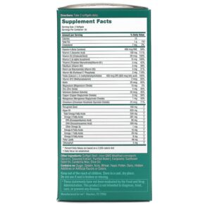 Thực phẩm bổ sung iWi Men's Complete Multivitamin + Omega-3 60 Softgels 818353020404