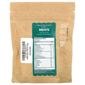 Thực phẩm bổ sung iWi Men's Multivitamin + Omega-3 120 Softgels 818353020572