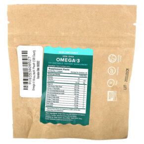 Thực phẩm bổ sung iWi Omega-3 Mini Refill Pouch EPA + DHA 120 Softgels 818353020527