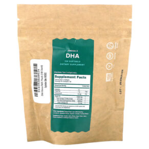 iWi Omega-3 Refill Pouch DHA 120 Softgels 3 Thực phẩm bổ sung iWi Omega-3 Refill Pouch DHA 120 Softgels 818353020534