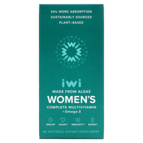 Thực phẩm chức năng iWi Women's Complete Multivitamin + Omega-3 60 Softgels 818353020435