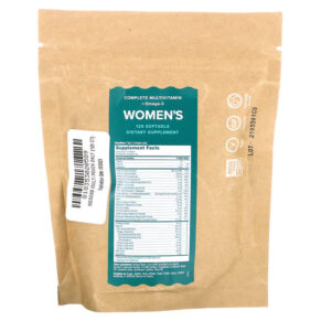 Thực phẩm bổ sung iWi Women's Multi Pouch Complete Multivitamin + Omega-3 120 Softgels 818353020589