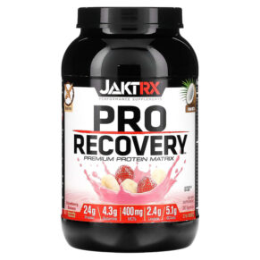 Thực phẩm chức năng Jakt-RX Pro Recovery Premium Protein Matrix Strawberry Banana 2 lb (908 g) 629046954056