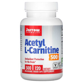 Thực phẩm chức năng Jarrow Formulas Acetyl L-Carnitine 500 mg 120 Veggie Caps 790011150626