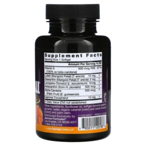 Thực phẩm bổ sung Jarrow Formulas CarotenAll Mixed Carotenoids Complex 60 Softgels 790011120186