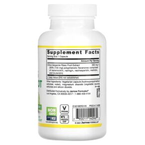 Thực phẩm bổ sung Jarrow Formulas Citrus Bergamot 120 Veggie Caps 790011140962