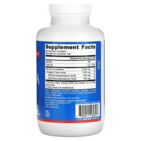 Thực phẩm bổ sung Jarrow Formulas EPA-DHA Balance 240 Softgels 790011160397