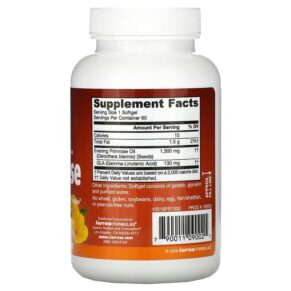 Thực phẩm bổ sung Jarrow Formulas Evening Primrose 1300 mg 60 Softgels 790011090021