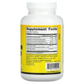 Jarrow Formulas Glucosamine + Chondroitin with Manganese and Vitamin C 240 Capsules 3 Thực phẩm bổ sung Jarrow Formulas Glucosamine + Chondroitin with Manganese and Vitamin C 240 Capsules 790011190219