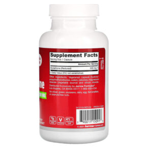 Thực phẩm bổ sung Jarrow Formulas Glutathione Reduced 500 mg 150 Veggie Caps 790011150916