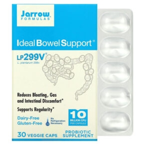 Thực phẩm chức năng Jarrow Formulas Ideal Bowel Support 10 Billion 30 Veggie Caps 790011030287