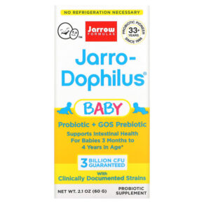 Thực phẩm chức năng Jarrow Formulas Jarro-Dophilus Baby Probiotic + GOS Prebiotic 3 Months - 4 Years 3 Billion CFU 2.1 oz (60 g) 790011030584