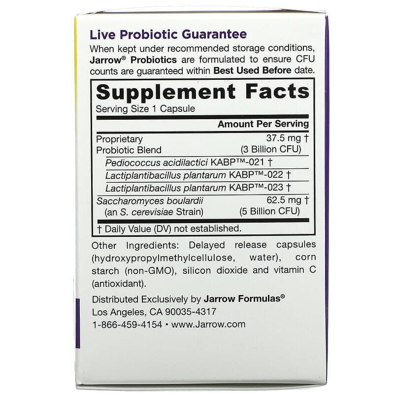 Jarrow Formulas Jarro-Dophilus Gut Calm 30 Delayed Release Veggie Caps 2 Thực phẩm bổ sung Jarrow Formulas Jarro-Dophilus Gut Calm 30 Delayed Release Veggie Caps 790011030775