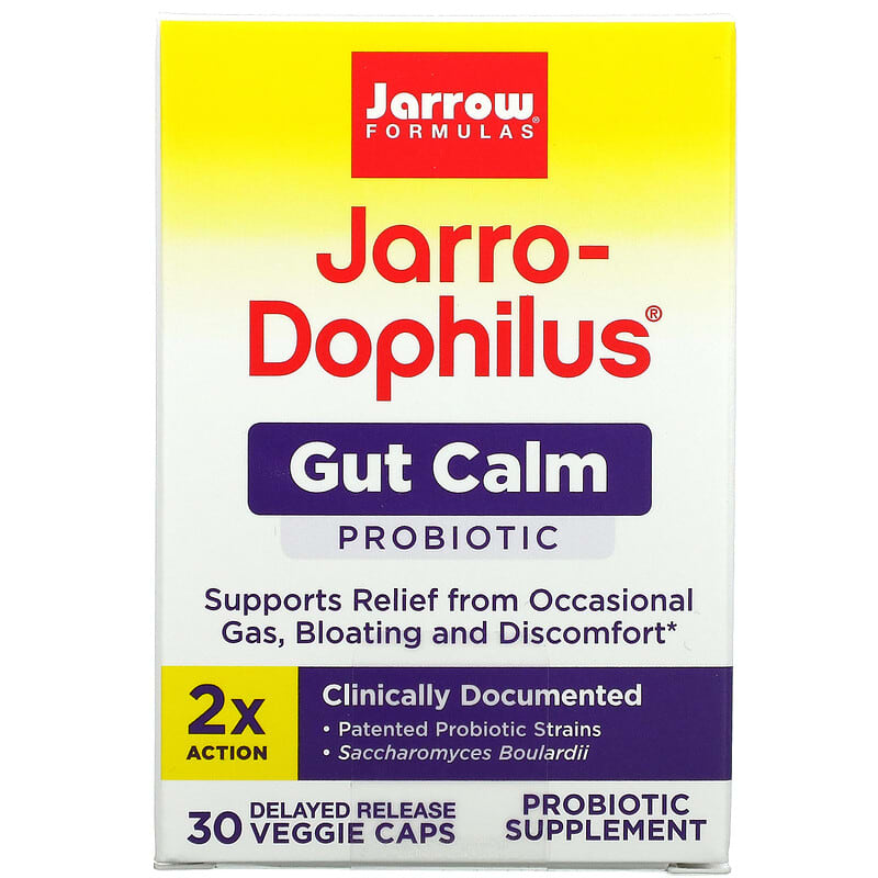 Jarrow Formulas Jarro-Dophilus Gut Calm 30 Delayed Release Veggie Caps 8 Thực phẩm chức năng Jarrow Formulas Jarro-Dophilus Gut Calm 30 Delayed Release Veggie Caps 790011030775