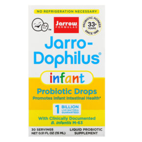 Thực phẩm chức năng Jarrow Formulas Jarro-Dophilus Infant Probiotics Drops 1 Billion 0.51 fl oz (15 ml) 790011030140