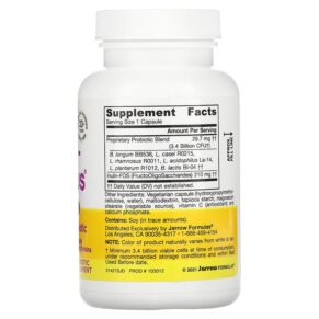 Thực phẩm bổ sung Jarrow Formulas Jarro-Dophilus Plus FOS 3.4 Billion CFU 200 Veggie Caps 790011030126