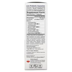 Thực phẩm bổ sung Jarrow Formulas Jarro-Dophilus Vaginal Probiotic Women 10 Billion 30 Enteroguard Veggie Caps 790011030522