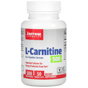 Thực phẩm chức năng Jarrow Formulas L-Carnitine 500 500 mg 50 Veggie Caps 790011020011