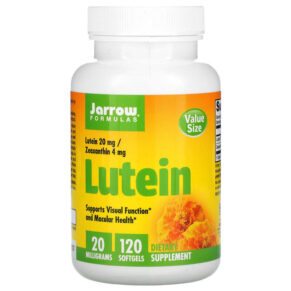Thực phẩm chức năng Jarrow Formulas Lutein 20 mg 120 Softgels 790011120353