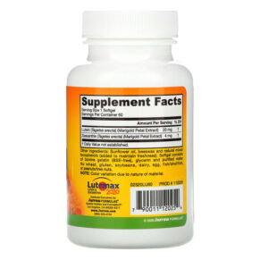 Thực phẩm bổ sung Jarrow Formulas Lutein 20 mg 60 Softgels 790011120254