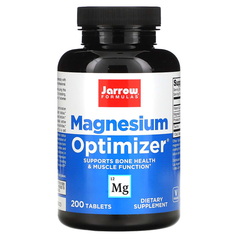 Jarrow Formulas Magnesium Optimizer 200 Tablets 8 Thực phẩm chức năng Jarrow Formulas Magnesium Optimizer 200 Tablets 790011130079