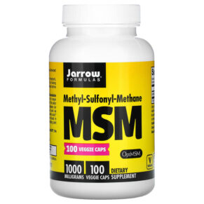 Thực phẩm chức năng Jarrow Formulas MSM 1.000 mg 100 Veggie Caps 790011190110