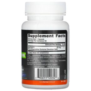 Thực phẩm bổ sung Jarrow Formulas PQQ 20 mg 60 Capsules 790011120346