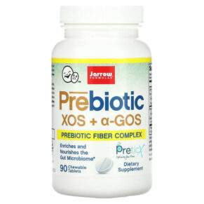 Thực phẩm chức năng Jarrow Formulas Prebiotic XOS + a-GOS 90 Chewable Tablets 790011030454