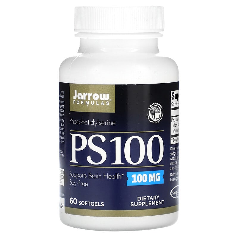 Jarrow Formulas PS100 Phosphatidylserine 100 mg 60 Softgels 8 Thực phẩm chức năng Jarrow Formulas PS100 Phosphatidylserine 100 mg 60 Softgels 790011160069