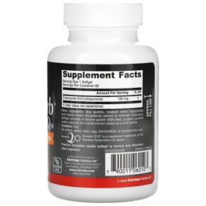 Thực phẩm bổ sung Jarrow Formulas Q-absorb Co-Q10 100 mg 60 Softgels 790011060123