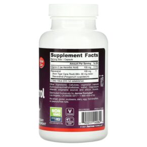 Thực phẩm bổ sung Jarrow Formulas Resveratrol 100 mg 120 Veggie Caps 790011140849