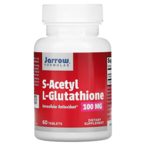 Thực phẩm chức năng Jarrow Formulas S-Acetyl L-Glutathione 100 mg 60 Tablets 790011150695