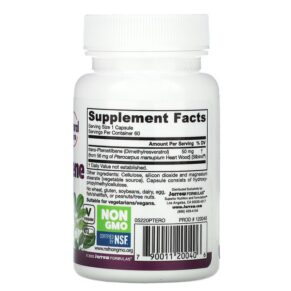Thực phẩm bổ sung Jarrow Formulas Trans-Pterostilbene 50 mg 60 Veggie Caps 790011200406