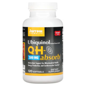 Thực phẩm chức năng Jarrow Formulas Ubiquinol QH-Absorb 100 mg 120 Softgels 790011060253